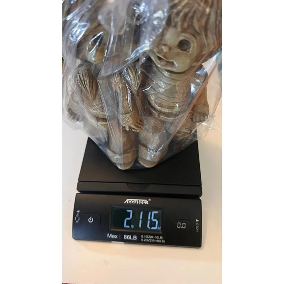 FannyKins "Duet" by Bill Mack Solar Statuary 1975 Couple Singing Sculpture Figur - Picture 10 of 11